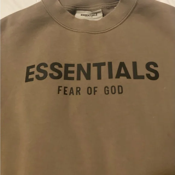 Fear of God Essentials Tan Sweatshirt - Picture 2 of 6